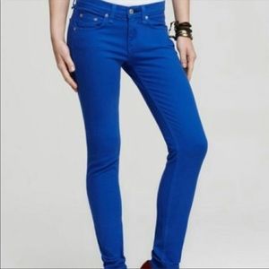 Rag & Bone royal blue Capri jeggings size 25